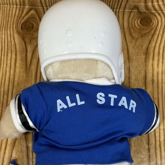 Tender Heart Treasures THT Cheerleader Bear THT Football‎ Bear Lot Of 3 1991 - Picture 4 of 16